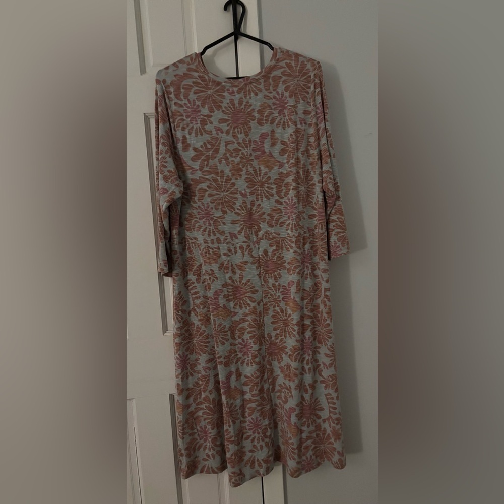 LOGO by Lori Goldstein Floral Long Sleeve Dress - Picture 3 of 4